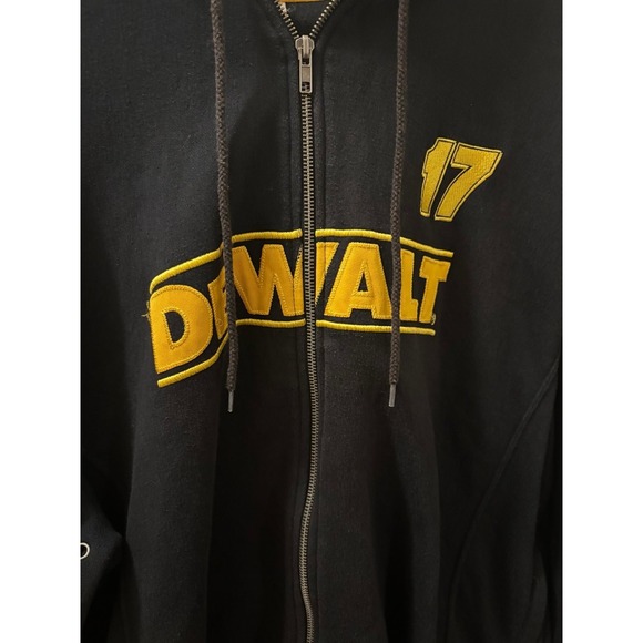 Vintage nascar full zip hoodie dewalt size large Matt kenseth - Picture 2 of 6